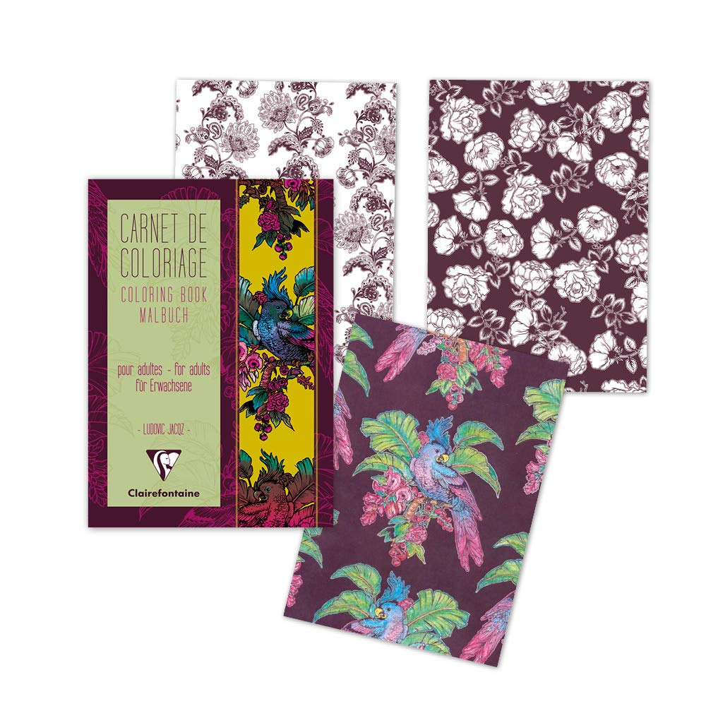 clairefontaine-malbuch-floral-a5-36-seiten-120-g image 2