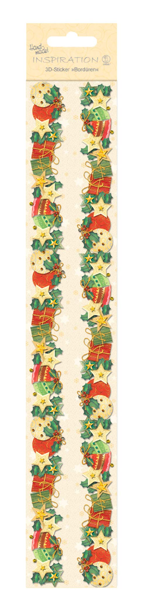 ursus-56430012-3d-sticker-bord-ren-weihnachten-selbstklebend image 1