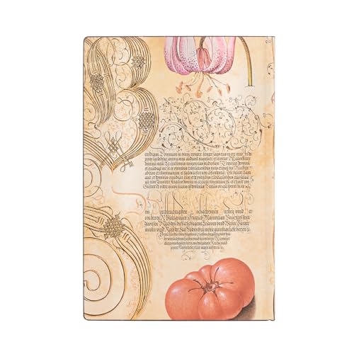 paperblanks-lily-tomato-mira-botanica-mini-notizbuch-liniert-flexi image 6
