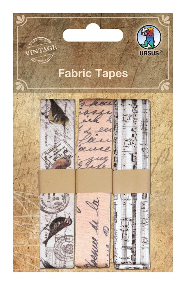 ursus-40580001-fabric-tapes-seidige-stoffb-nder-vintage-3-st-ck-1-5-cm-x-100-cm- image 1