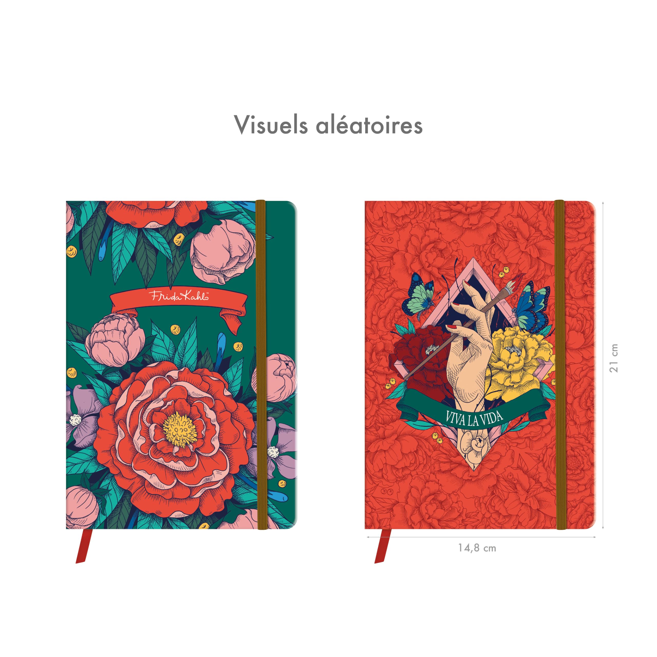 clairefontaine-116220c-daytoday-journal-frida-kahlo-19x25-cm-96-blatt-90-g-dotte image 2