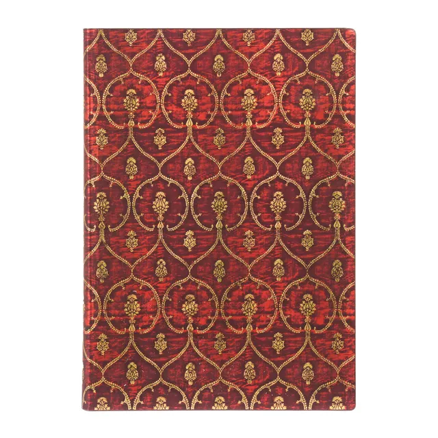paperblanks-red-velvet-midi-softcover-flexi-journal-unliniert-mit-elastikband image 1
