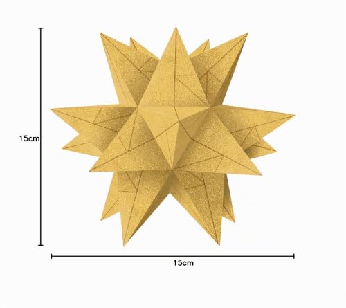 ursus-aurelio-stern-starlight-faltbl-tter-set-gold-matt-15x15-cm image 6