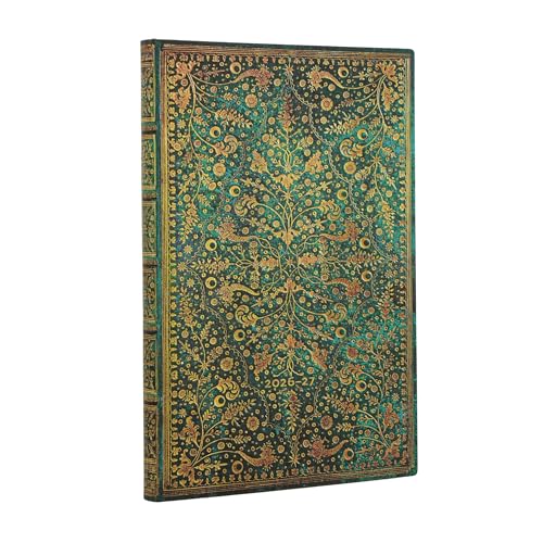paperblanks-18-monatskalender-2027-smaragdblume-maxi-vertikal-1-woche-2-seiten image 6