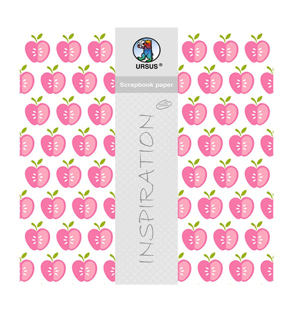 ursus-709400121-scrapbook-papier-lotta-2-30-5-x-30-5-cm-190-g-qm-5-blatt-motiv-1 image 1