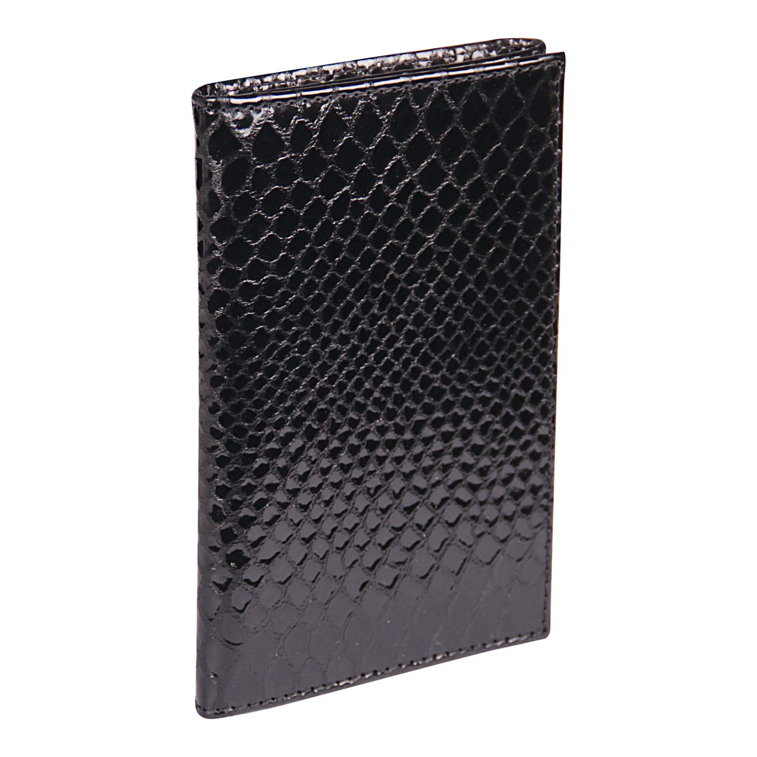 clairefontaine-dokumentenmappe-kartenetui-leder-10x15x1-5-cm-schwarz-python image 1