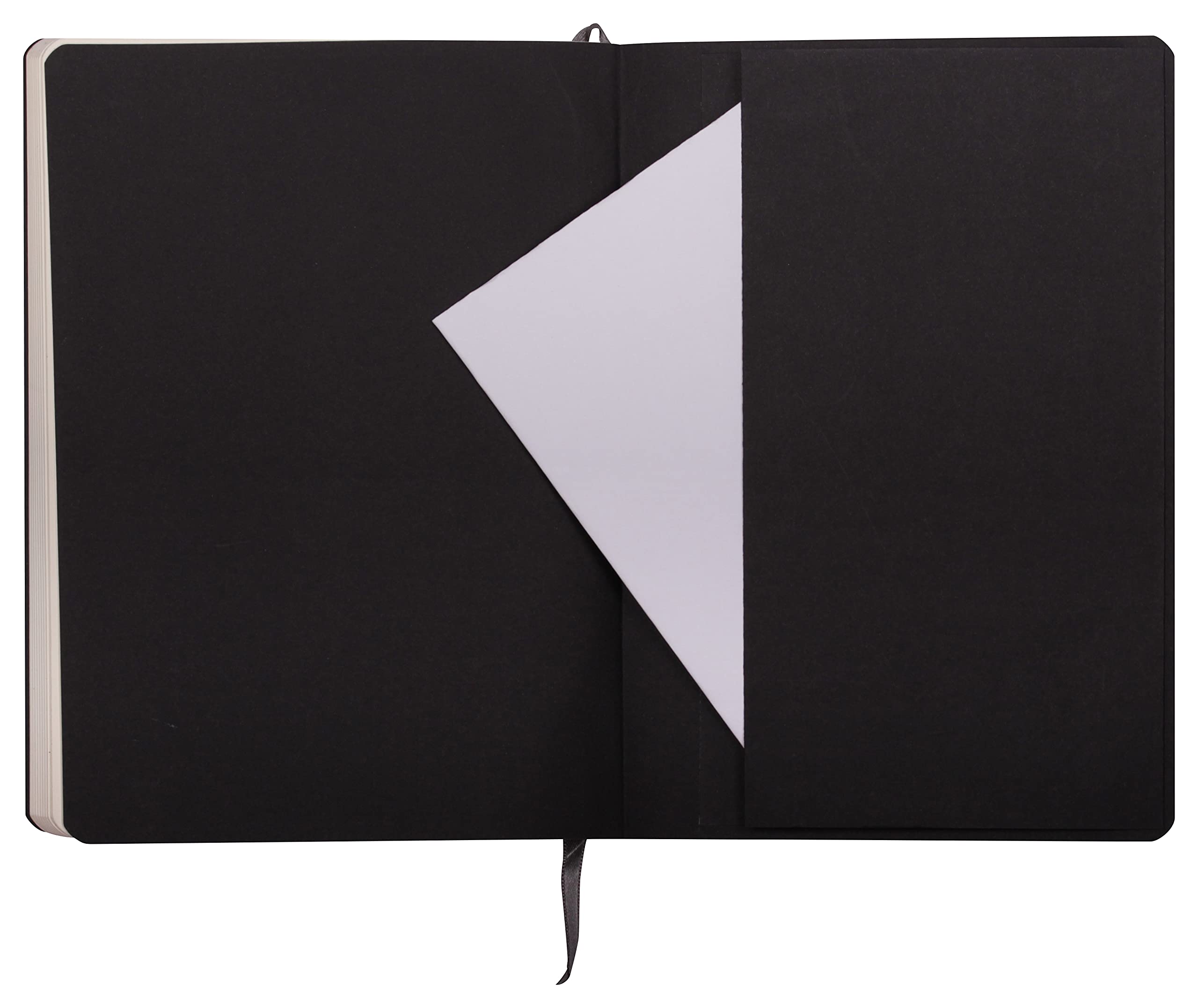 clairefontaine-notizbuch-softcover-a5-liniert-72-blatt-echtleder-schwarz image 5