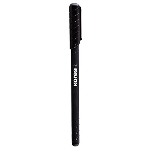 kores-k0r-m-kugelschreiber-schwarz-1-mm-12er-pack-mit-griffzone image 6