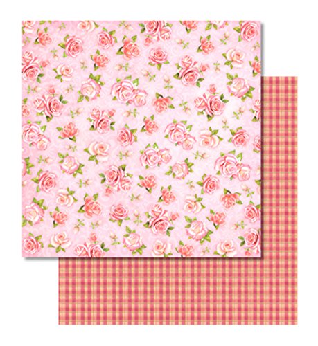 ursus-70300081-premium-glitter-scrapbook-paper-rosen-30-5-x-30-5-cm-5-blatt-desi image 4