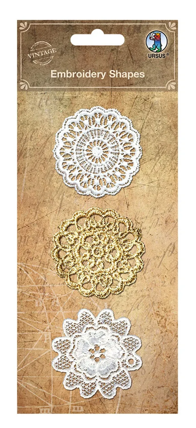ursus-40630001-embroidery-shapes-spitzenornamente-vintage-5-8-cm-3-st-ck image 1