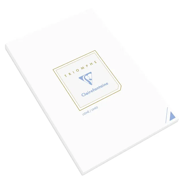 clairefontaine-triomphe-korrespondenzblock-6174c-a4-liniert-50-blatt-wei-90g image 1