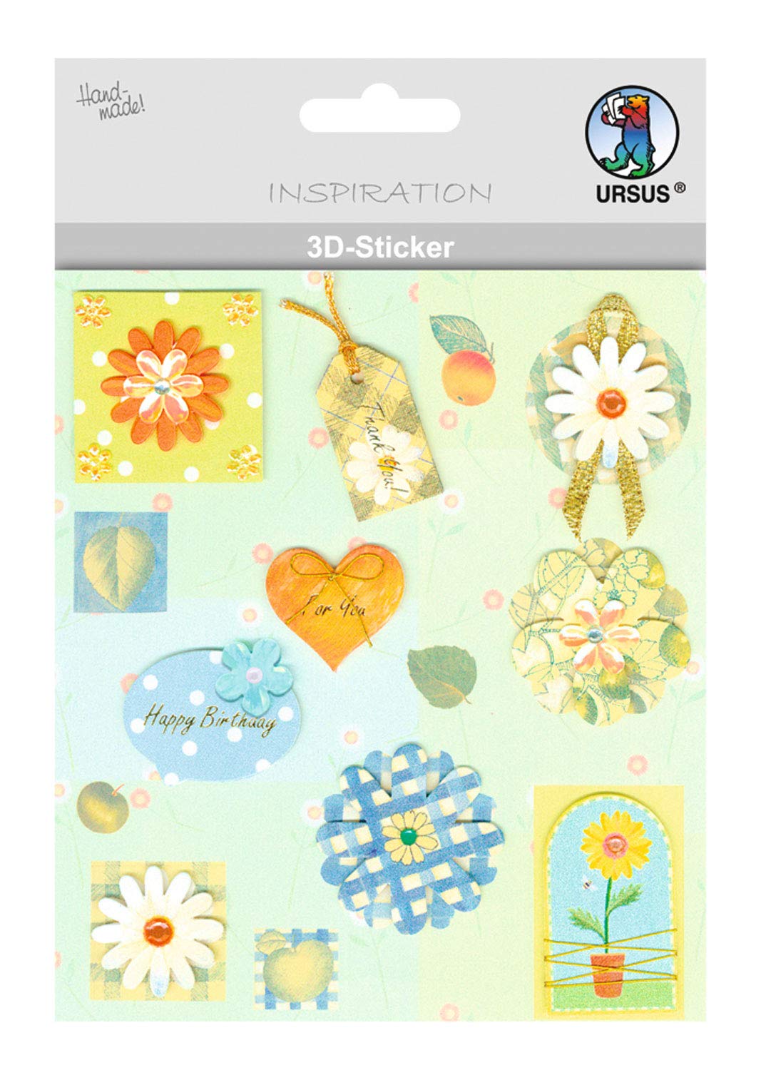ursus-56420001-3d-sticker-everyday-motiv-01-selbstklebend image 1