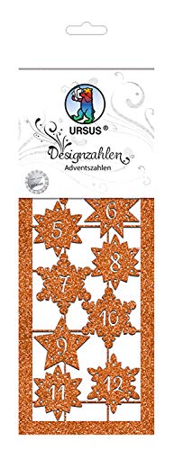 ursus-57550002-designzahlen-adventszahlen-kupfer-27-x-10-cm-330-g-qm-2-bogen image 4