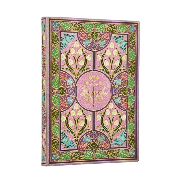paperblanks-mimosa-poetry-in-bloom-midi-softcover-journal-liniert-mit-gummiband image 1
