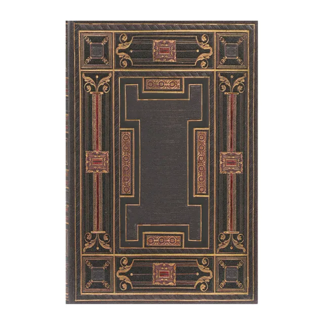 paperblanks-onyx-asterales-mini-hardcover-journal-liniert-mit-elastikband image 1