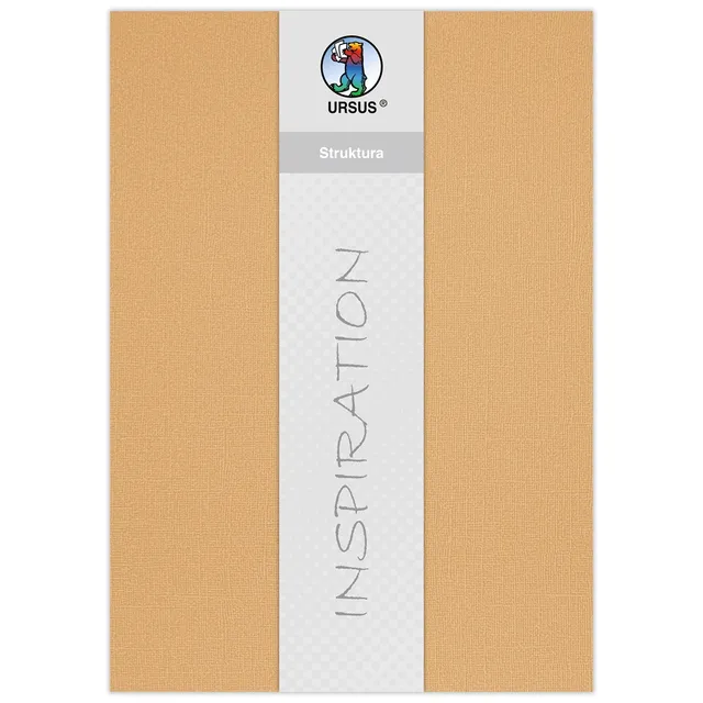 ursus-80010001-bastelkarton-struktura-basic-1-vanille-220-g-qm-23-x-33-cm-5-blat image 1