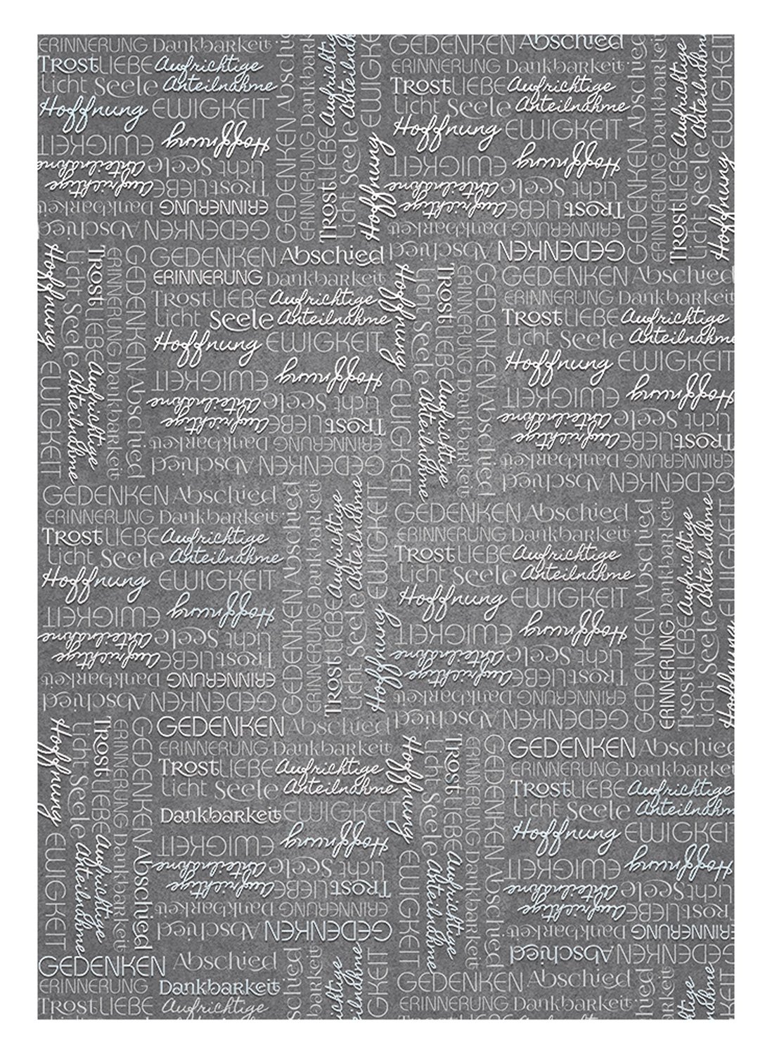 ursus-62314602f-designkarton-kondolenz-din-a4-motiv-2-silber-5-blatt-200-g-qm image 2