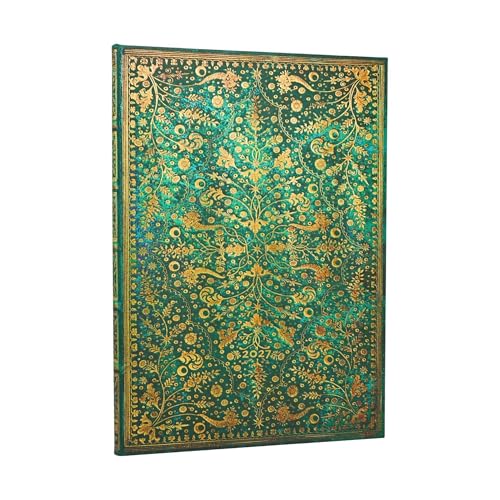 paperblanks-smaragdblume-2027-kalender-grande-vertikal-1-woche-2-seiten image 7