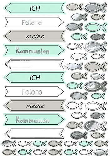 ursus-56919204f-stanzteile-ich-feiere-meine-kommunion-mint-taupe-312-teile image 7