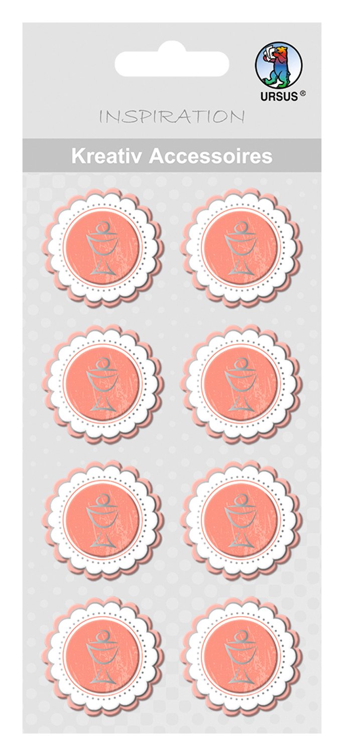 ursus-kreativ-accessoires-jesus-kelch-orange-selbstklebend-8-st-ck image 1