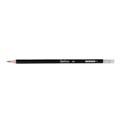 kores-grafitos-bleistift-hb-dreieckig-mit-radierer-4-st-ck image 6
