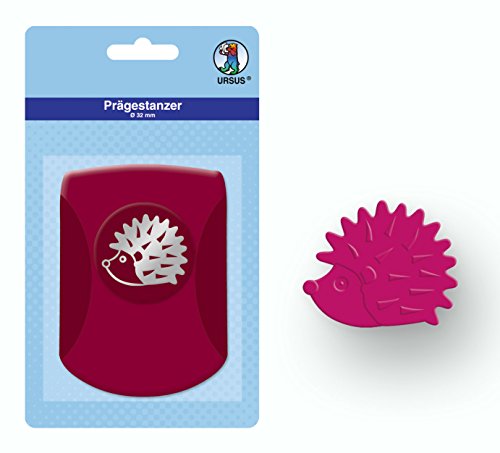 ursus-pr-gestanzer-igel-rosa-32-mm-f-r-papier-180-240g image 4