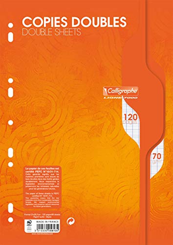 clairefontaine-calligraphe-kanzleib-gen-din-a4-60-blatt-70g-franz-sische-lineatu image 5
