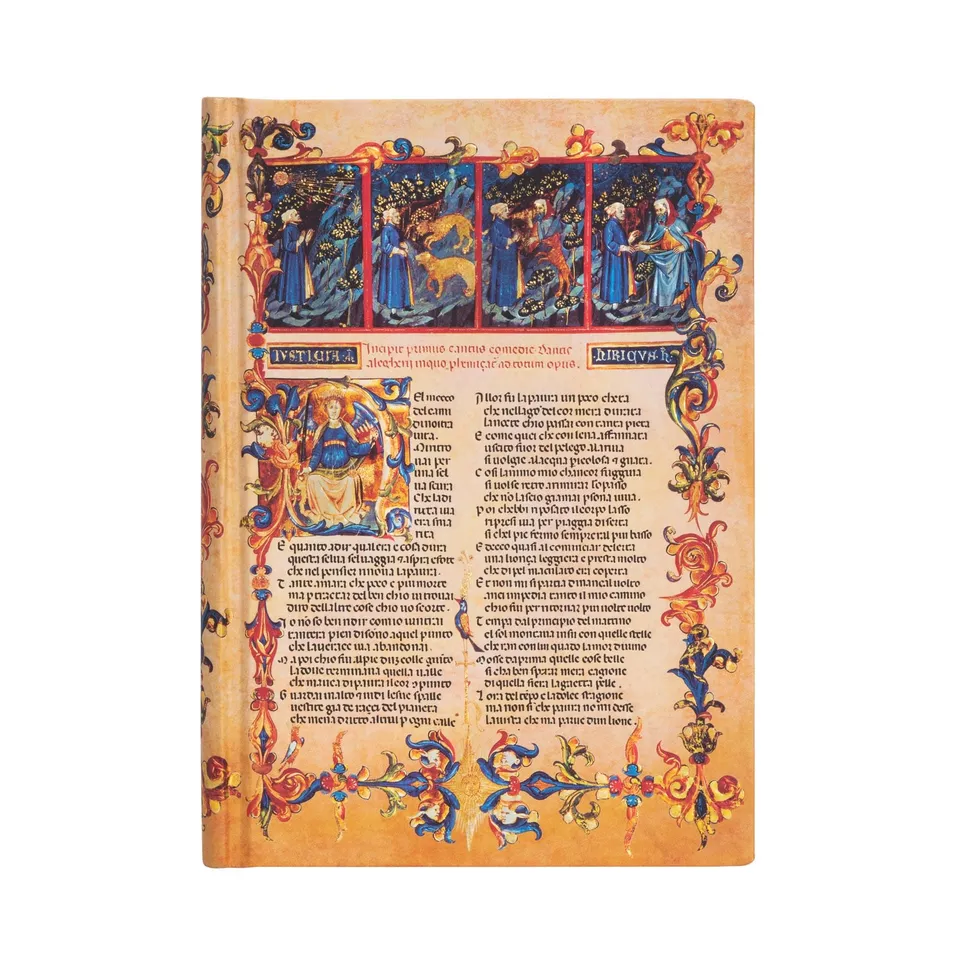 paperblanks-inferno-midi-notizbuch-liniert-hardcover-mit-elastikband-divine-come image 1