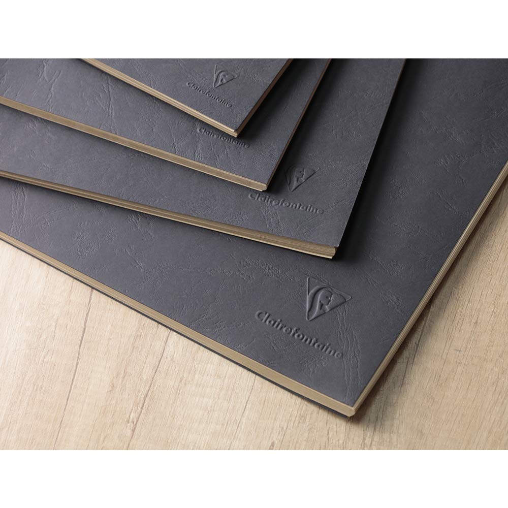 clairefontaine-8370c-skizzenblock-a6-doppelspirale-kraftpapier-90g-braun-60-blat image 5
