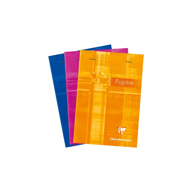 clairefontaine-pupitre-notizblock-a6-liniert-80-blatt-sortiert image 1
