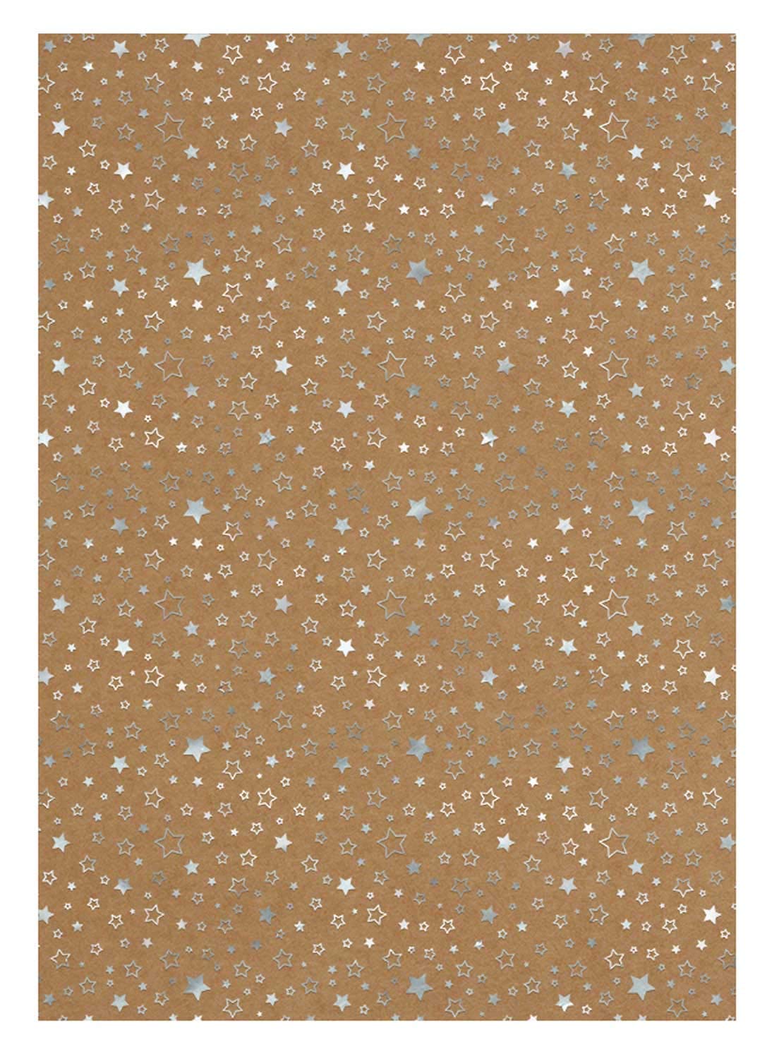 ursus-62254605f-designkarton-weihnachten-silberne-sterne-din-a4-250-g-qm-5-blatt image 1