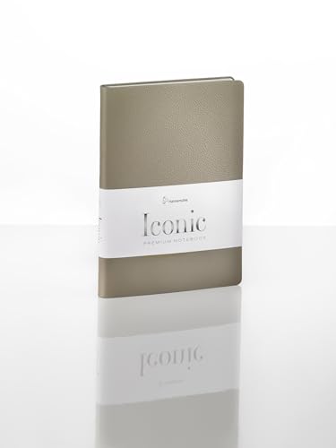 hahnem-hle-finenotes-iconic-notebook-taupe-a5-dot-grid-192-seiten-leder image 5