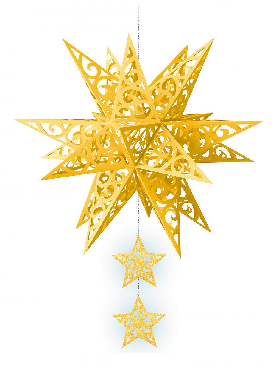ursus-34620000-modena-stern-bastelset-grace-gold-35-5-cm-230-g-qm-mit-metallicef image 2