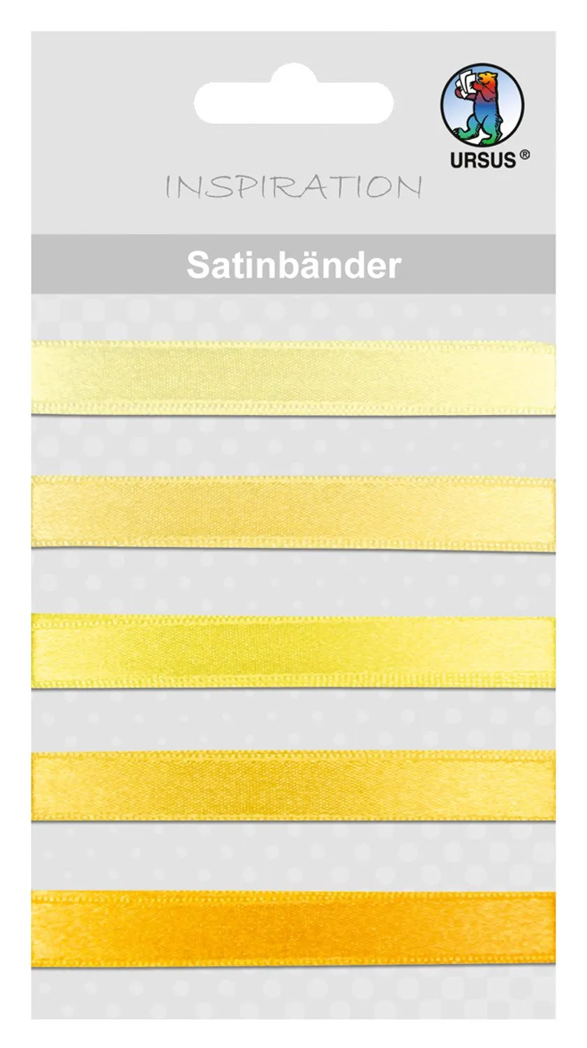 ursus-satin-b-nder-gelb-ca-90-cm-5-farbt-ne-f-r-karten-geschenke image 1