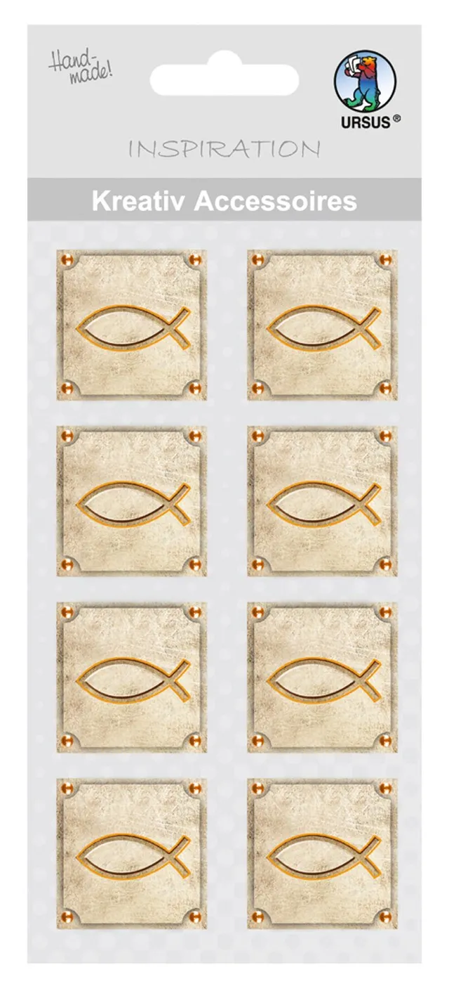 ursus-kreativ-accessoires-blessing-fisch-sticker-8-st-ck-selbstklebend image 1