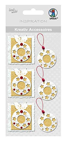 ursus-56400077-kreativ-accessoires-weihnachtsbaumkugeln-selbstklebend image 3