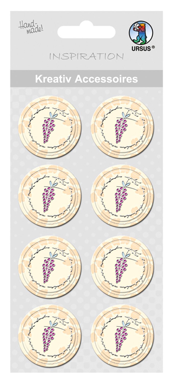 ursus-564000280-kreativ-accessoires-spirit-regenbogen-8-selbstklebende-sticker image 4