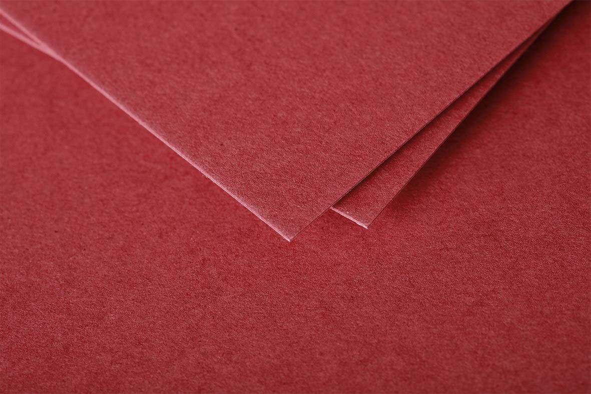 clairefontaine-pollen-24212c-karten-a4-210g-21x29-7-cm-kirschrot-25-st-ck image 2