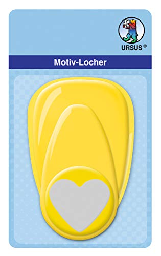 ursus-19490001-motivlocher-herz-gro-38-1-mm-mit-hebel-gelb image 2