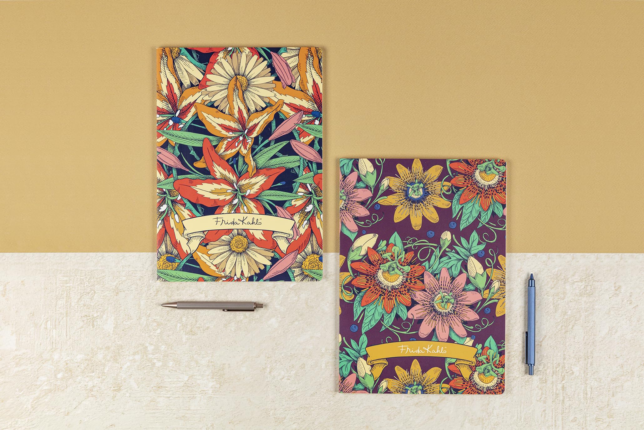 clairefontaine-frida-kahlo-heft-din-a4-48-blatt-liniert-fadenbindung-90g-elfenbe image 5