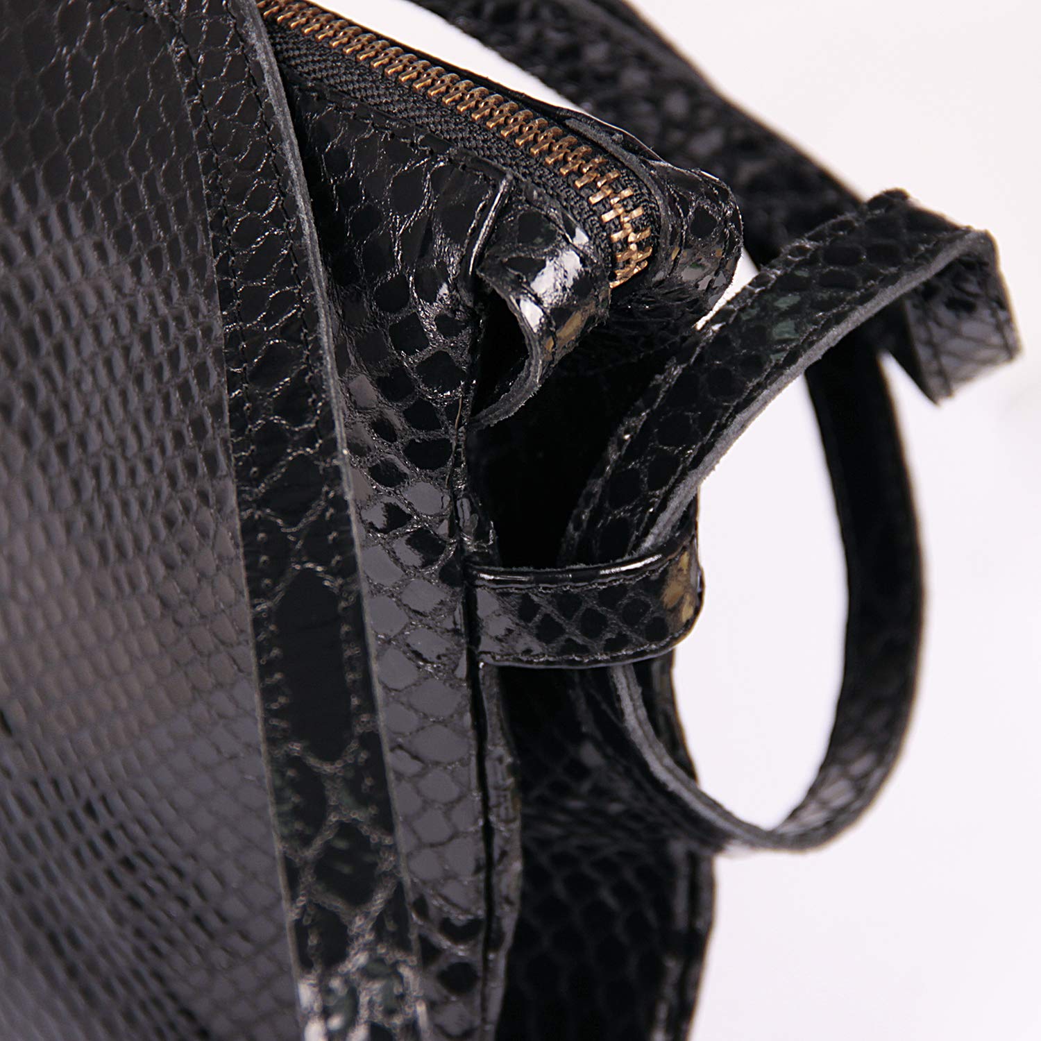 clairefontaine-410184c-duo-tasche-27-x-19-cm-leder-python-schwarz-reptil-design image 4