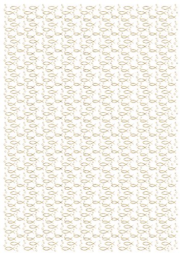 ursus-60844605-designkarton-fische-gold-din-a4-200-g-qm-5-blatt image 8