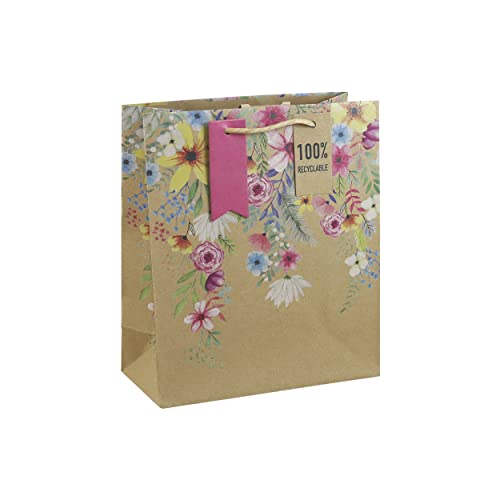 clairefontaine-geschenktasche-30585-3c-kraftpapier-21-5x10-2x25-3-cm-sommer-blum image 2