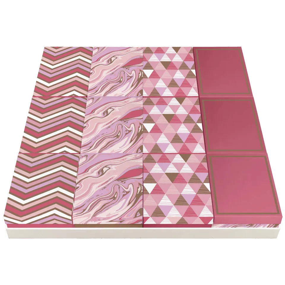 clairefontaine-k-24834-bxc-miniboxen-set-12-boxen-8-5-x-11-5-x-5-8-cm-rosa-gold image 1