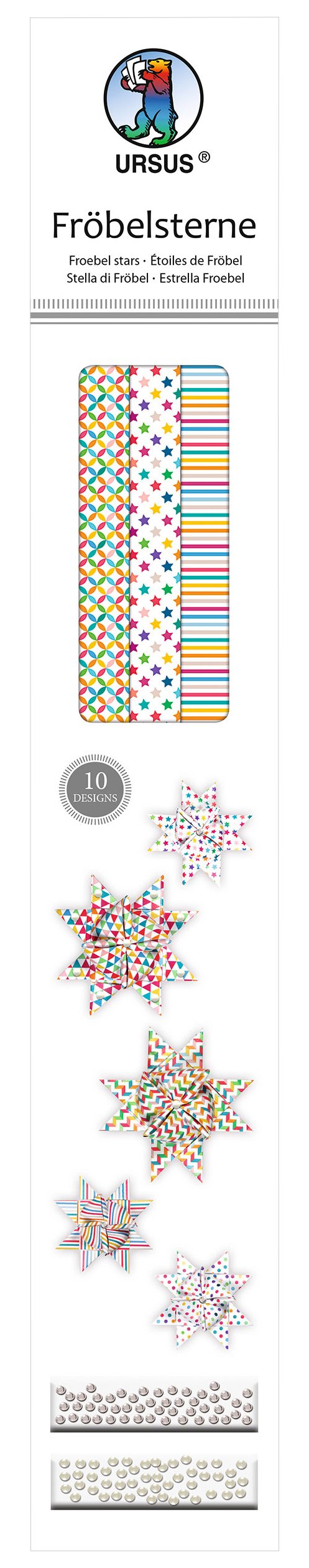 ursus-34750000-papierstreifen-f-r-fr-belsterne-bunt-60-streifen-f-r-ca-15-sterne image 1