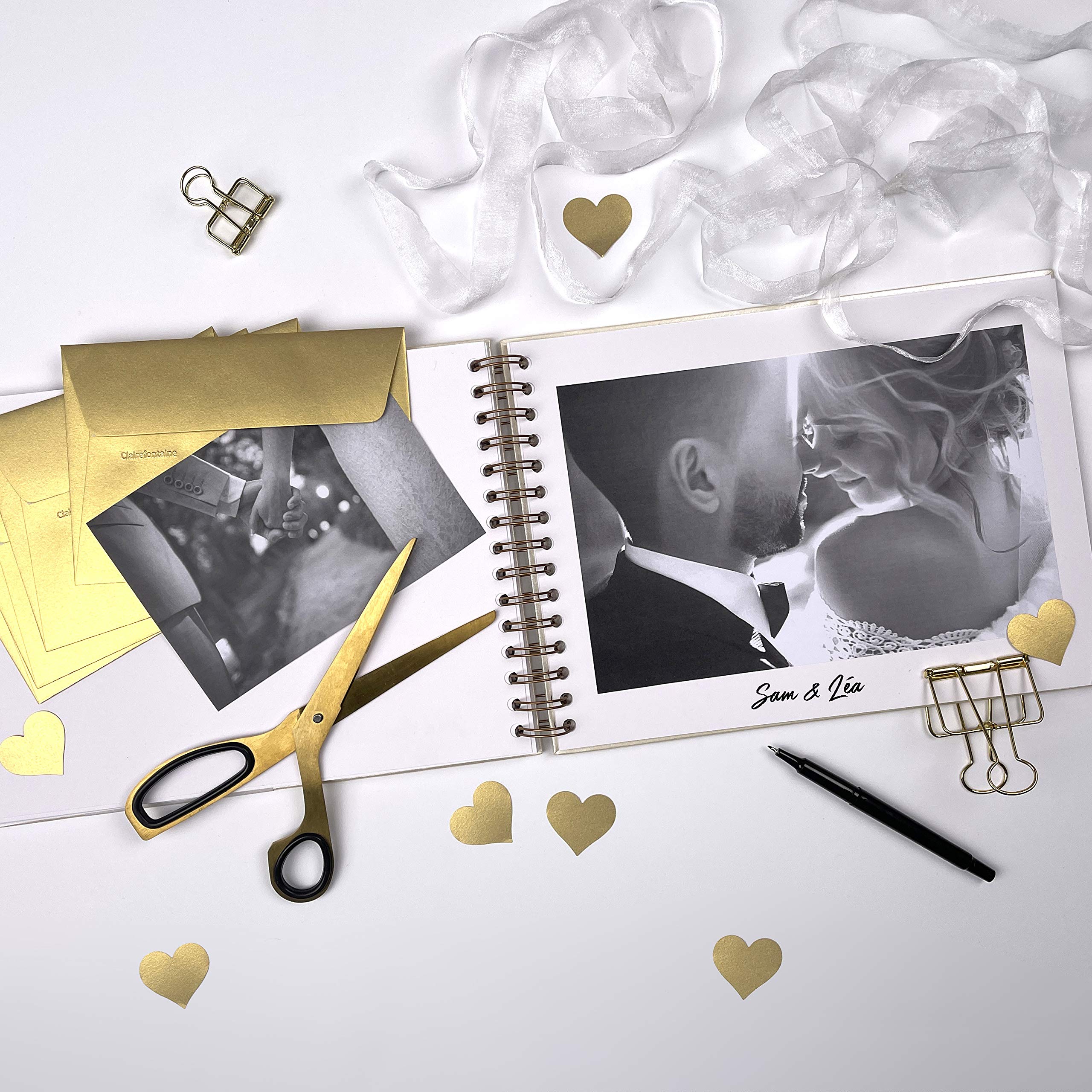 clairefontaine-album-diy-21x16-cm-40-blatt-200g-elfenbeinperlmutt image 2