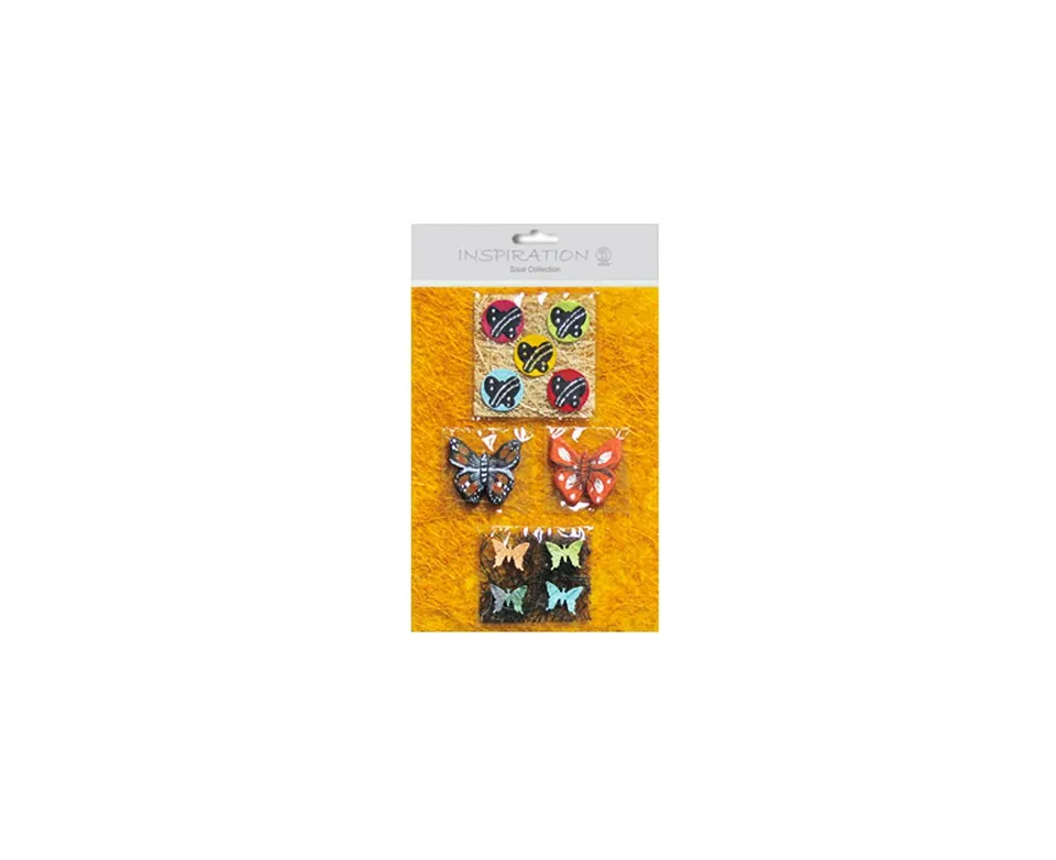 ursus-64000099-sisal-collection-butterflies-sisal-abacapapier-din-a5 image 1