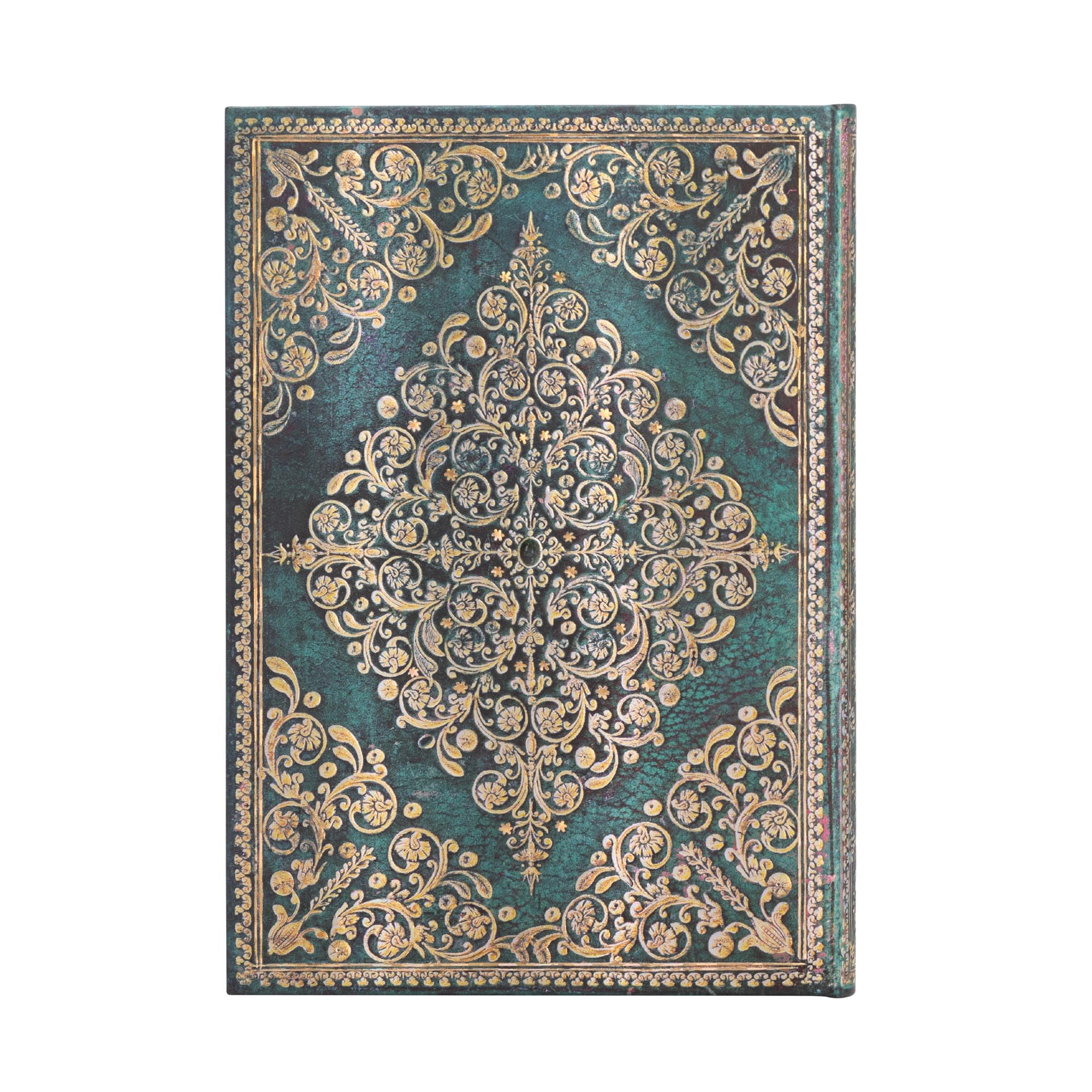paperblanks-oceania-diamond-rosette-midi-notizbuch-unliniert-hardcover-mit-elast image 2