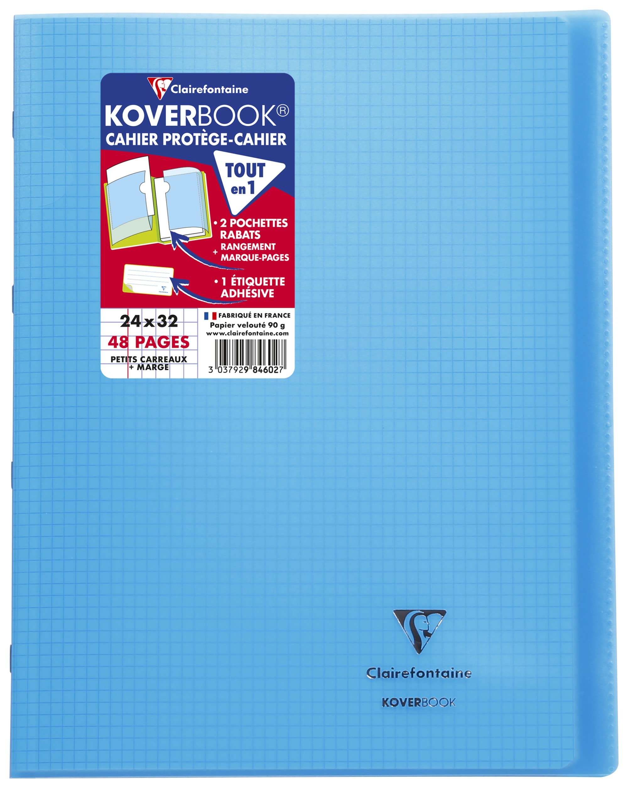 clairefontaine-koverbook-984601c-schulheft-din-a4-24x32cm-kariert-mit-rand-polyp image 7