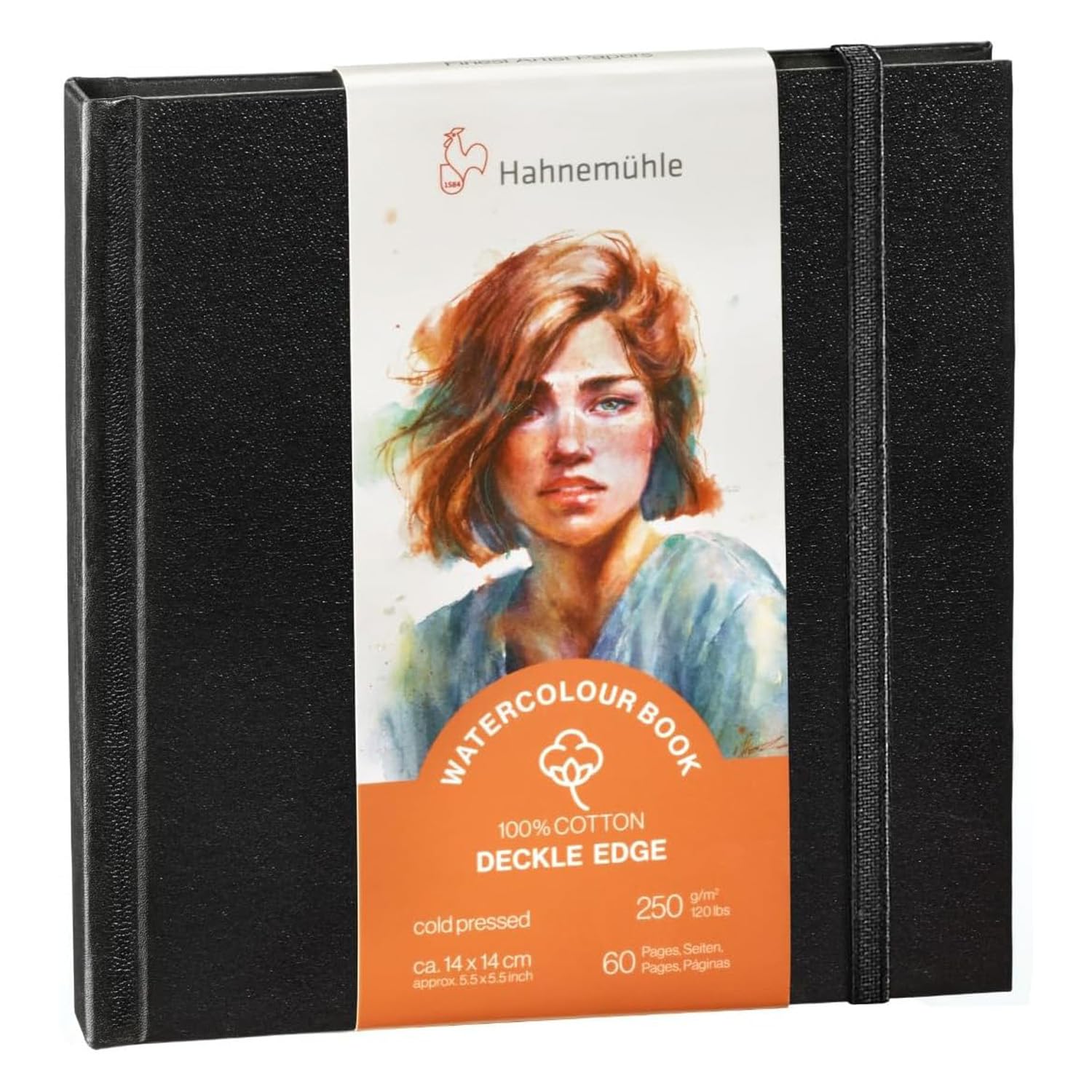 hahnem-hle-watercolour-book-deckle-edge-10-3-x-15-3-cm-250-g-m-100-baumwolle image 6